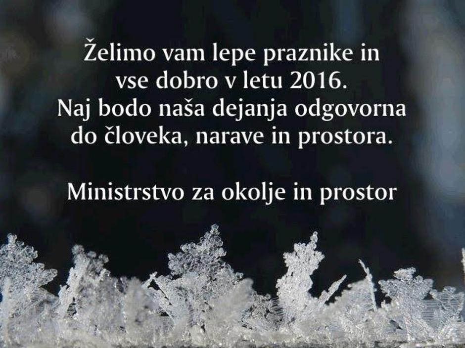 Voščilnice 2016 | Avtor: Ministrstvo za okolje in prostor 