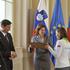 sprejem olimpijcev predsedniška palača Borut Pahor Alenka Bratušek Tina Maze