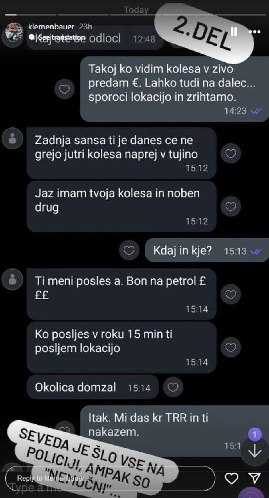 Klemen Bauer pogovor tat | Avtor: PrtSc