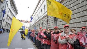 protest sindikatov