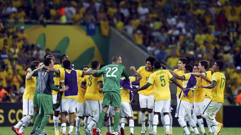 Dante Brazilija Španija pokal konfederacij finale Rio de Janeiro Maracana