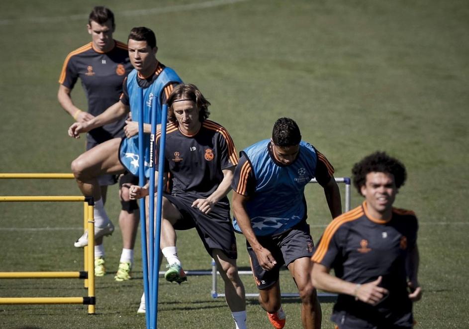 Ronaldo Bale Pepe Modrić trening Real Madrid Schalke 04 Liga prvakov osmina fina