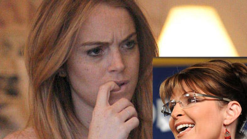 Lindsay Lohan se ne strinja z določenimi izjavami Sarah Palin, zato jo je javno 