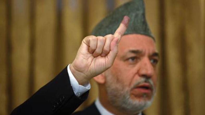 Hamid Karzaj ima trenutno 45,9-odstotno podporo.