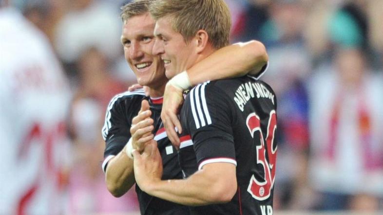 Audi Cup, Bayern, Schweinsteiger, Kroos