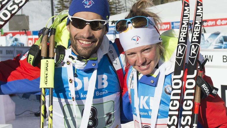 Martin Fourcade Marie Dorin-Habert 