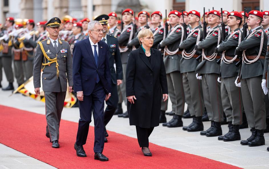 Nataša Pirc Musar na obisku na Dunaju; Alexander van der Bellen