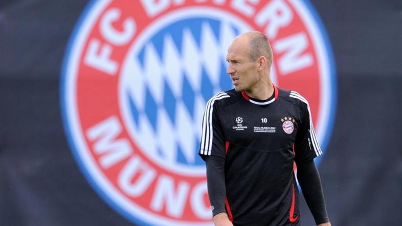 Robben Chelsea Bayern München Liga prvakov finale trening