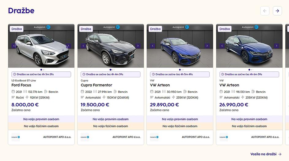 DoberAvto spletna dražba rabljenih vozil