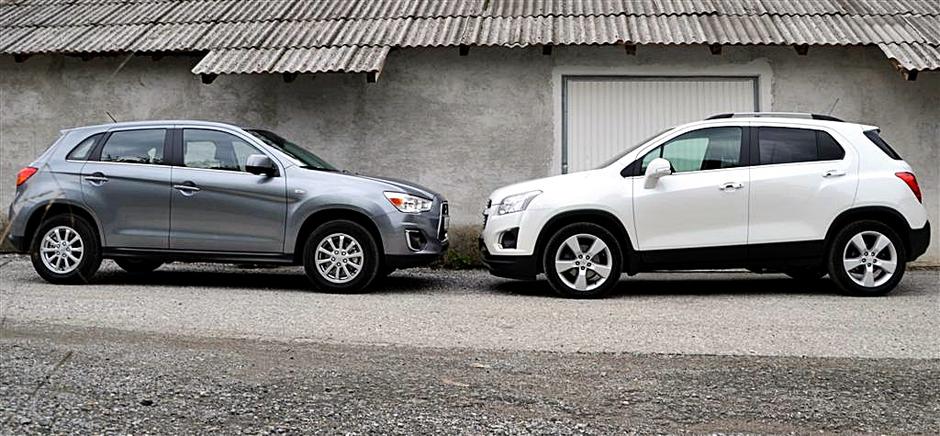 Mitsubishi ASX in Chevrolet trax | Avtor: Gregor Prebil