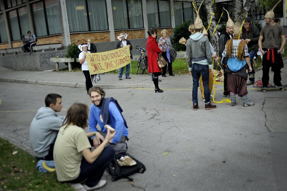 Protest Radio Študent 