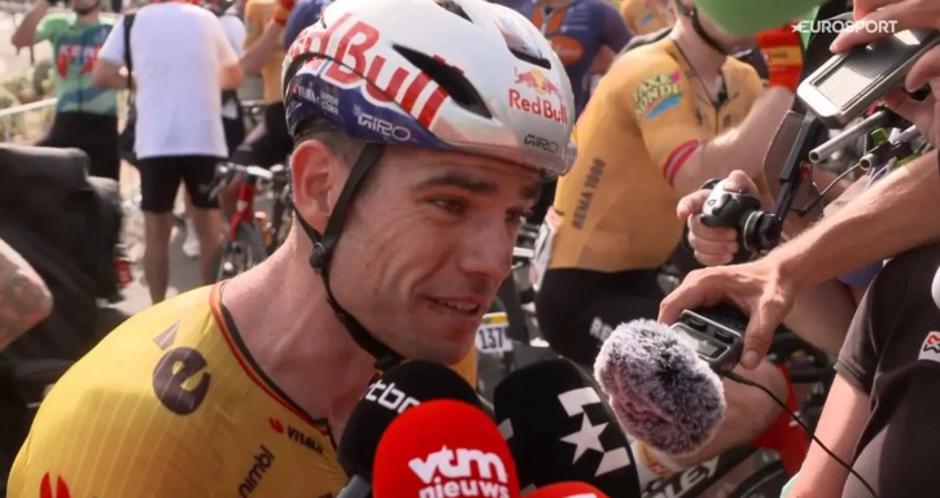 Van Aert | Avtor: zajem zaslona