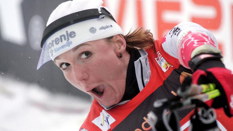 "Super je, da kdaj lahko tekmujem tudi malo za hec," je dejala Petra. (Foto: EPA