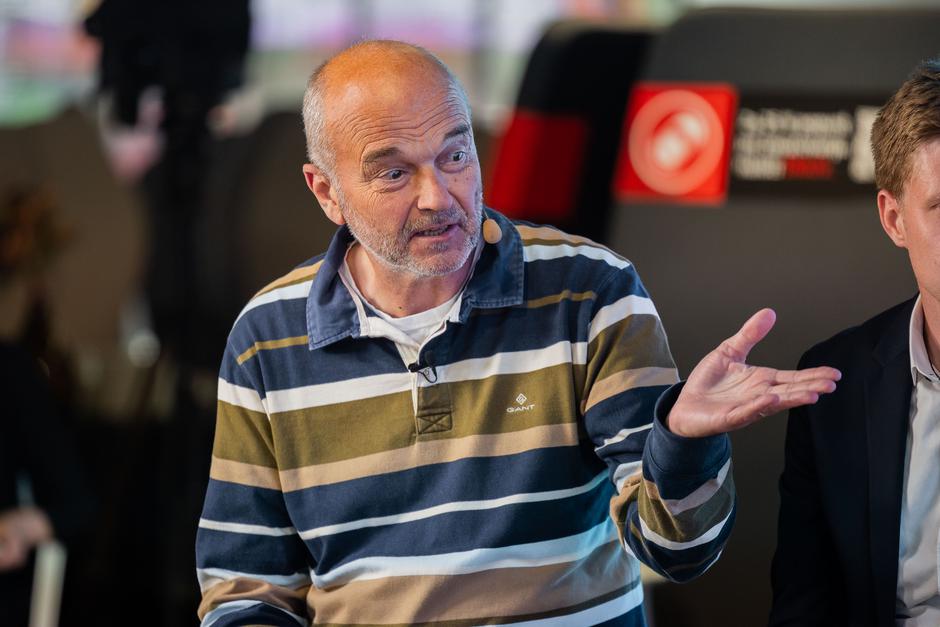 Branko Gregorčič, meteorolog, dogodek zavarovalnice Triglav o vremenskih ekstremih | Avtor: Zavarovalnica Triglav