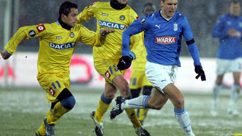 Srečanje med Lechom in Udinesejem se je končalo z remijem.