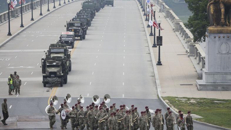 vojaška parada ZDA trump