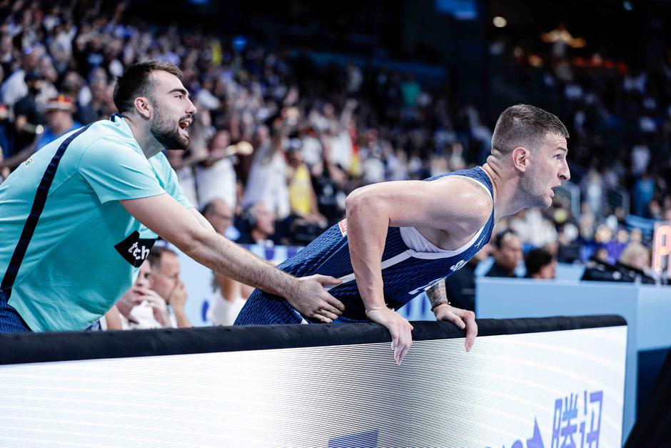 eurobasket 2025 Nemčija Slovenija, robert jurković, alen omić | Avtor: Saša Despot