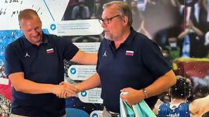 Matej Erjavec in Donnie Nelson