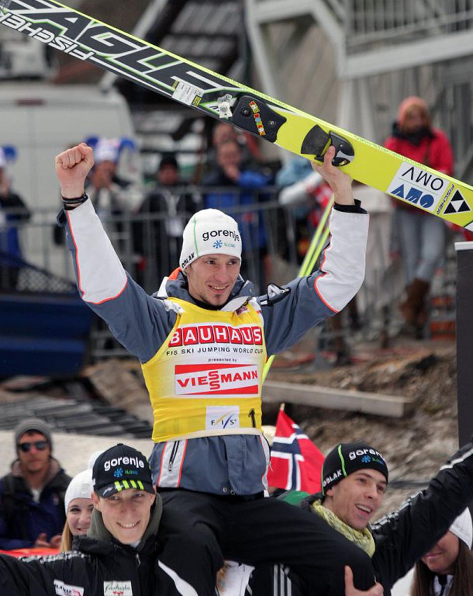Kranjec Tepeš Šinkovec Planica svetovni pokal smučarski skoki poleti | Avtor: Boštjan Tacol