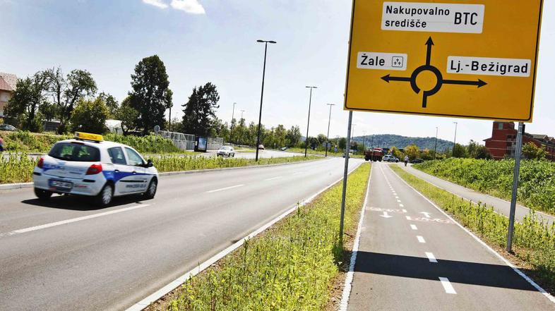 Štajerska cesta v Ljubljani.