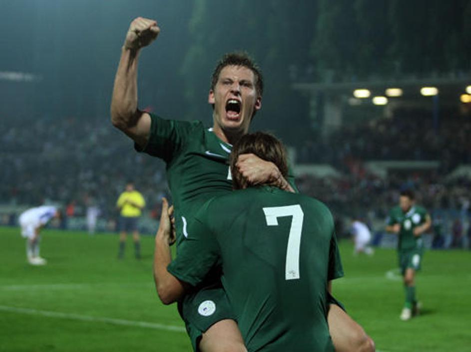 Valter Birsa je proti Poljski v Mariboru dosegel svoj prvi zadetek za reprzentan