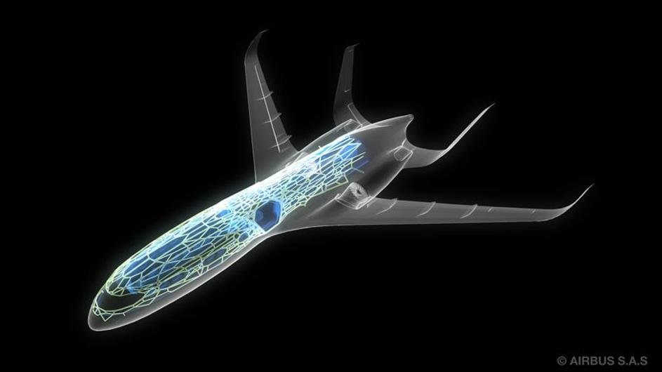 Letala znamke Airbus leta 2050.