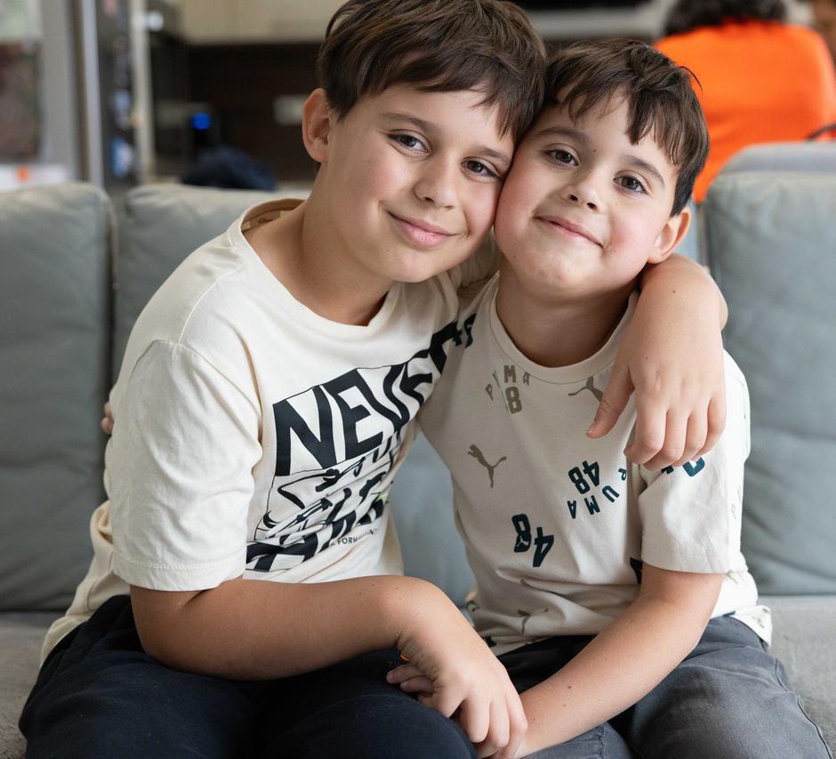 Teo z bratcem Kevinom | Avtor: Viljem Julijan