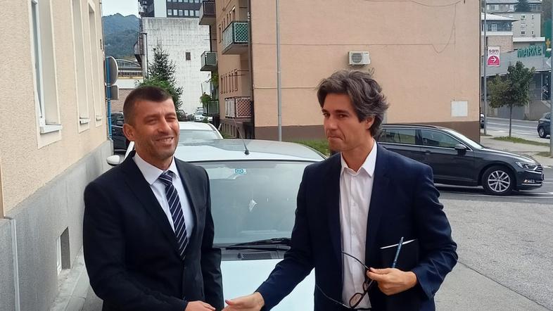 Luka Mesec in Dino Bauk