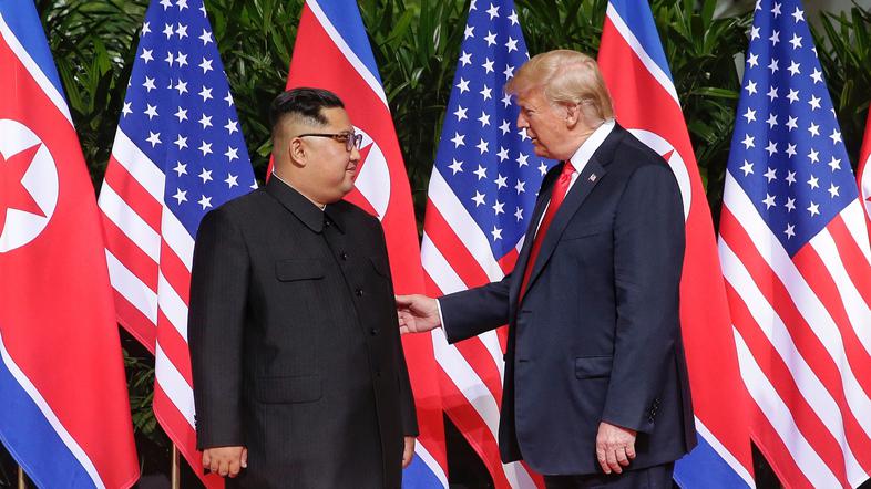 Kim Džong Un Donald Trump Singapur srečanje