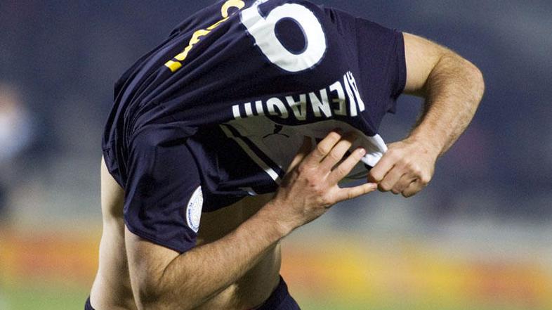 Fernando Cavenaghi je takole proslavil svoj zadetek. (Foto: Reuters)