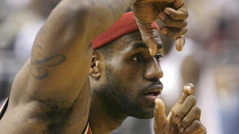 LeBron James (Cavaliers) na zadnji tekmi rednega dela ni igral.