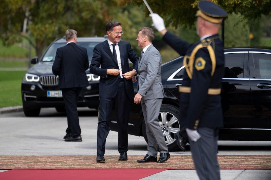 Mark Rutte in Robert Golob