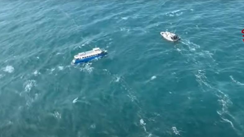 potapljanje ladje Audace pri Gradežu