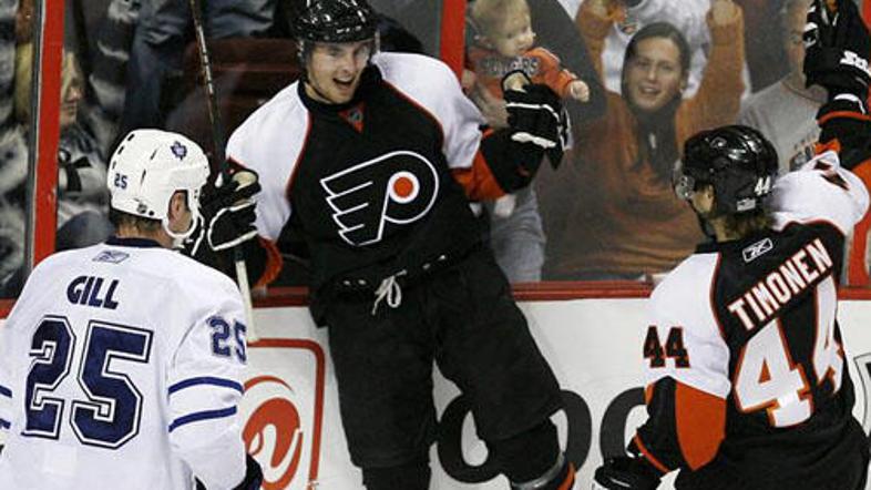 Hokejisti Philadelphie so "razbili" Toronto.