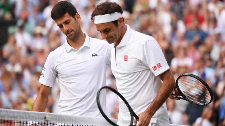 Novak Đoković Roger Federer Wimbledon 2019