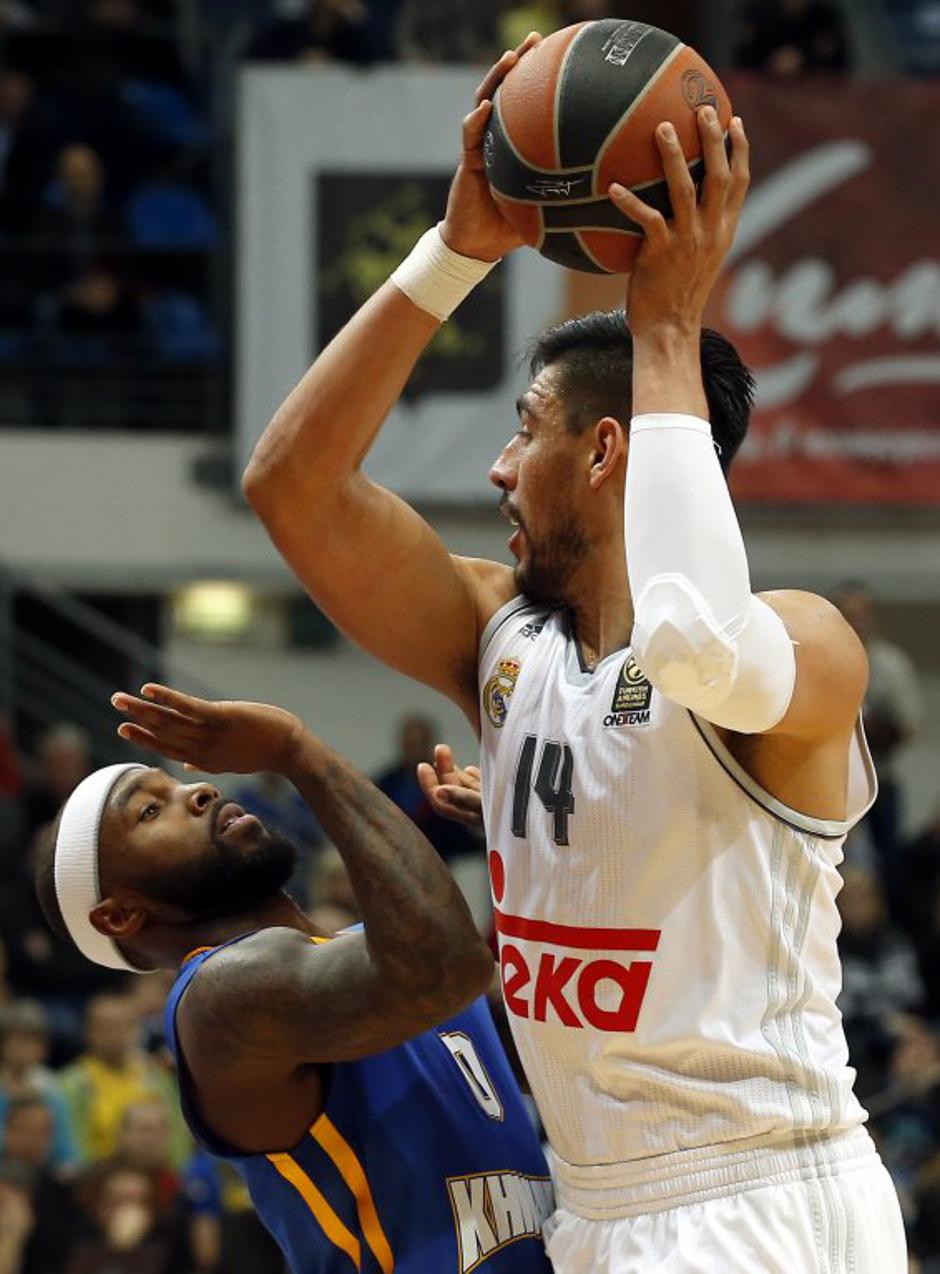 Tyrese Rice Gustavo Ayon Himki Real Madrid Evroliga | Avtor: EPA