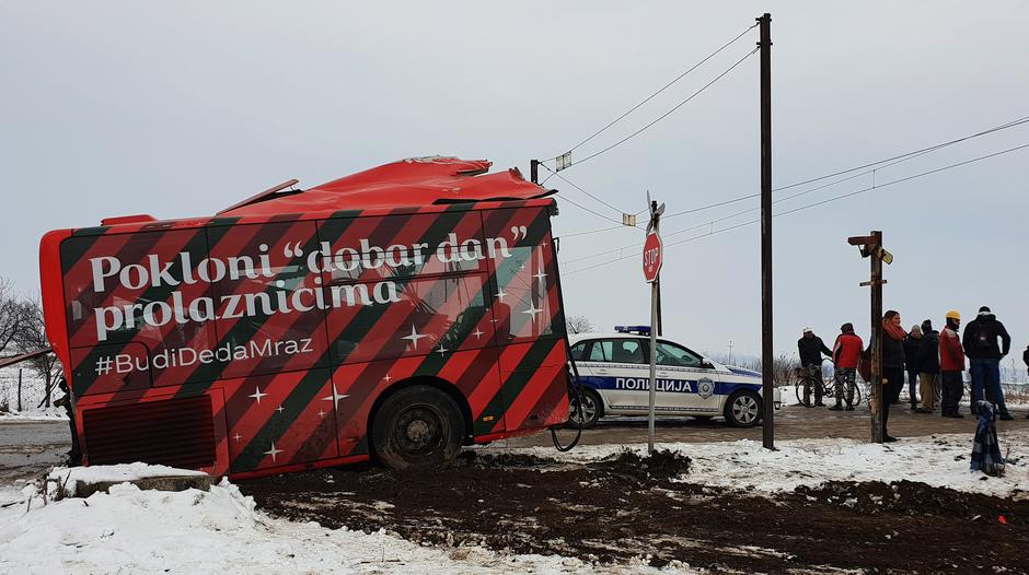 Nesreča vlaka in avtobusa, Niš | Avtor: Epa