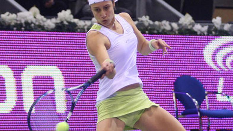 Katarina Srebotnik je bila boljša do Čehinje.