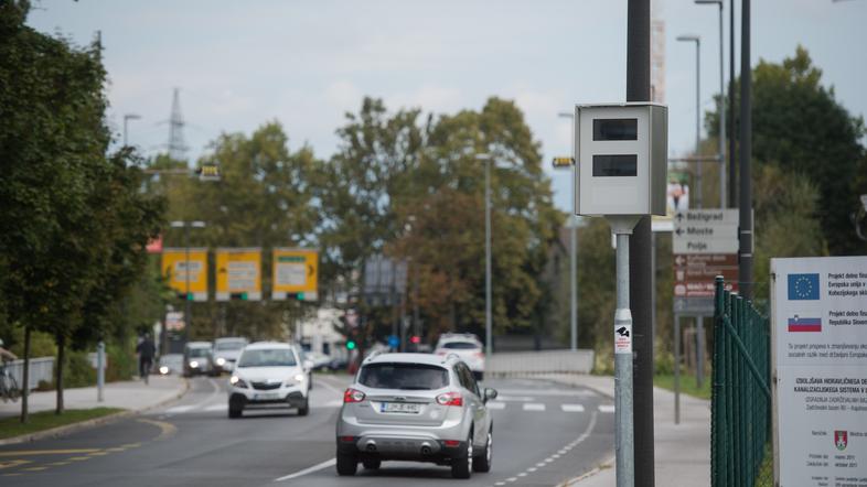 Novi merilniki hitrosti v Ljubljani