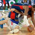 Slovenija Francija EuroBasket četrtfinale Stožice Ljubljana Dragić Ajinca