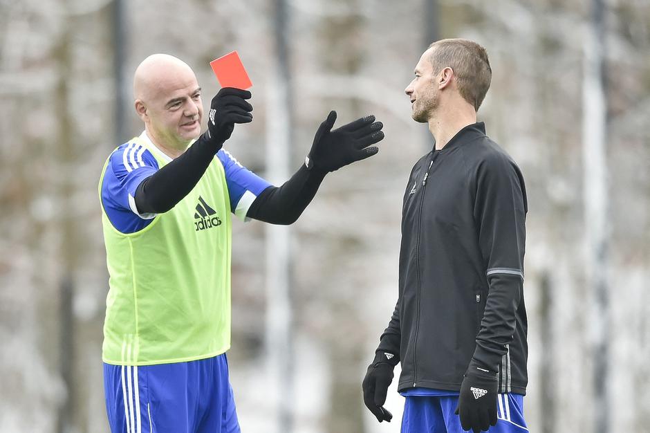 Aleksander Čeferin in Gianni Infantino | Avtor: Profimedia
