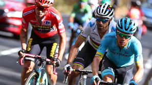 Miguel Angel Lopez in Alejandro Valverde