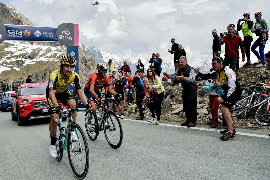 Vincenzo Nibali in Primož Roglič | Avtor: Profimedia