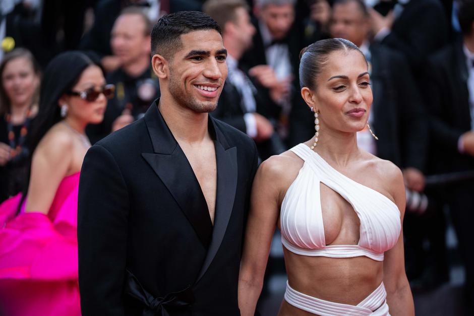 Achraf Hakimi in Hiba Abouk | Avtor: Profimedia