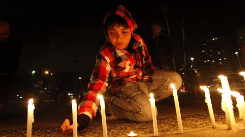 Strmoglavljenje letala v Čilu.