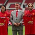 Radamel Falcao Daley Blind Louis van Gaal Manchester United