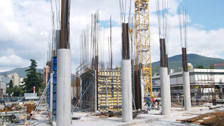 Čeprav so na gradbišču Eda centra šele pred kratkim prišli do točke 0.0, so zgra