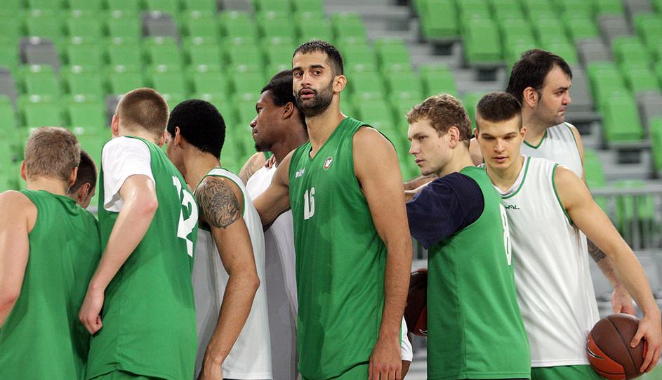 Union Olimpija Galatasaray trening Stožice Robert Rothbart Jaka Blažič Dino Muri