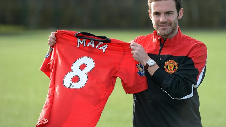 Mata Manchester United prestop dres majica osem osmica številka