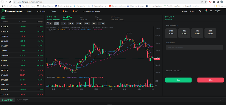 Spletna stran Easyexchange.cloud | Avtor: Žurnal24 